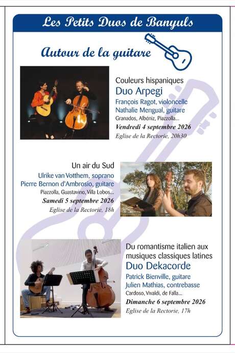 LES PETITS DUOS DU FESTIVAL LYRIQUE DES PAYS CATALANS