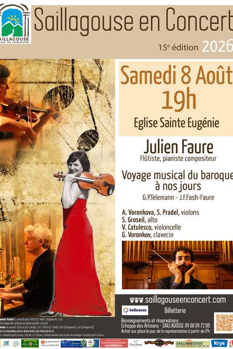 SAILLAGOUSE EN CONCERT - "JULIEN FAURE"