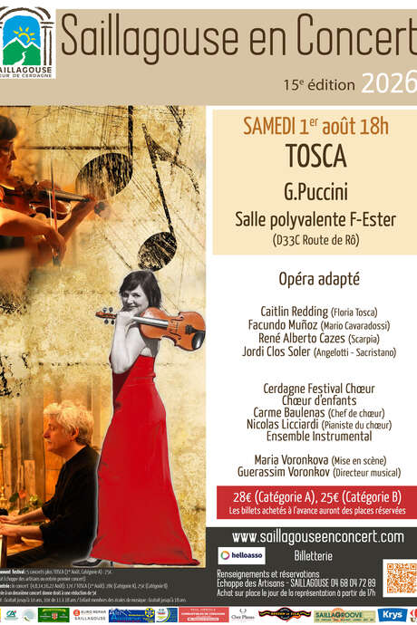 SAILLAGOUSE EN CONCERT - "TOSCA" - G.PUCCINI