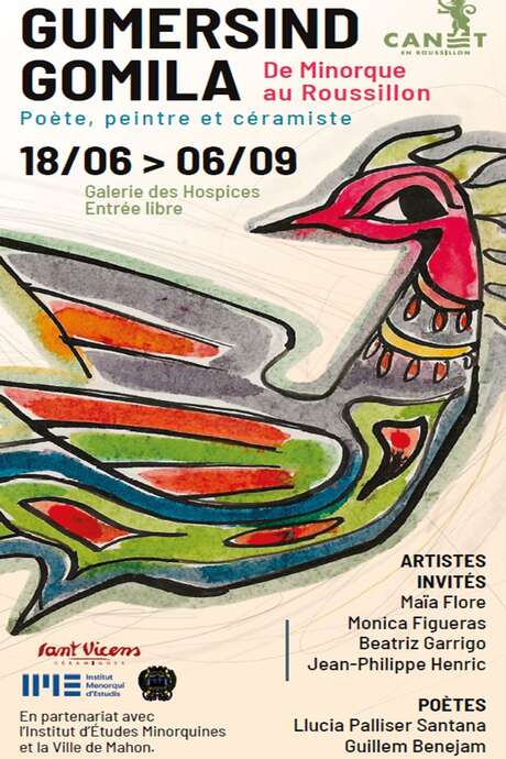 EXPOSITION ETE : GUMERSIND GOMILA ENTRE MINORQUE ET ROUSSILLON