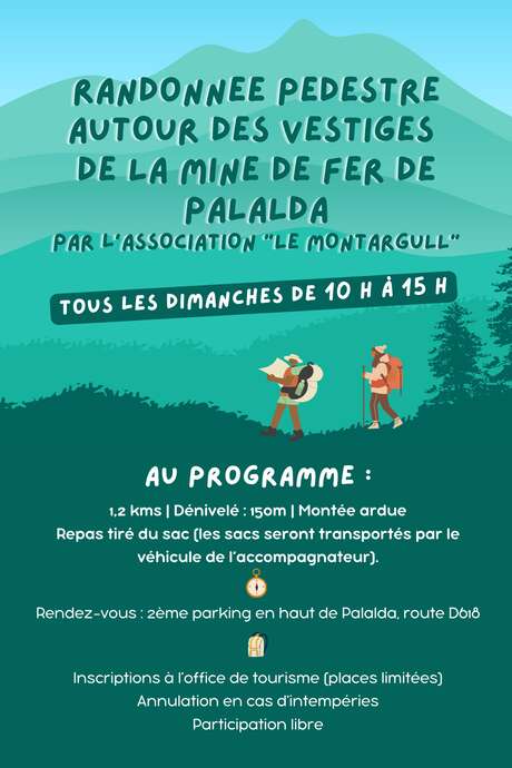 RANDONNÉE AUTOUR DES VESTIGES DE LA MINE DE FER DE PALALDA