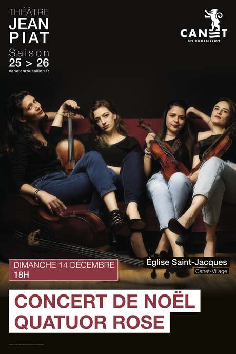 CONCERT DE NOËL QUATUOR ROSE