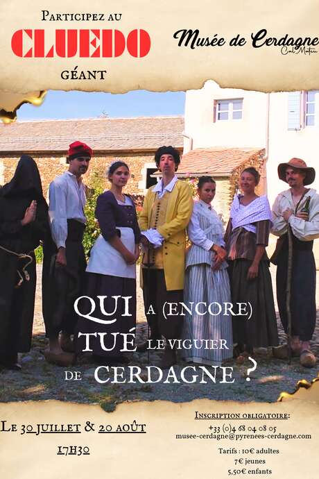 CLUEDO GÉANT - MUSÉE DE CERDAGNE