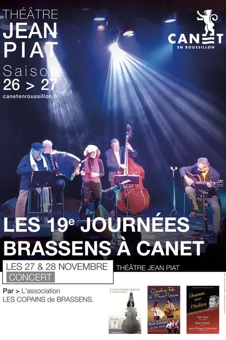 LES 19È JOURNÉES BRASSENS À CANET