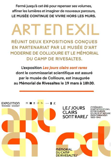 EXPOSITION ART EN EXIL À RIVESALTES