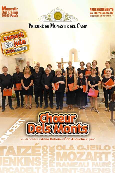CONCERT CHORALE CHOEUR DELS MONTS