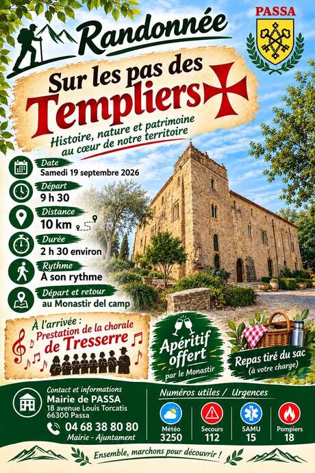 RANDONNÉE SUR LES PAS DES TEMPLIERS