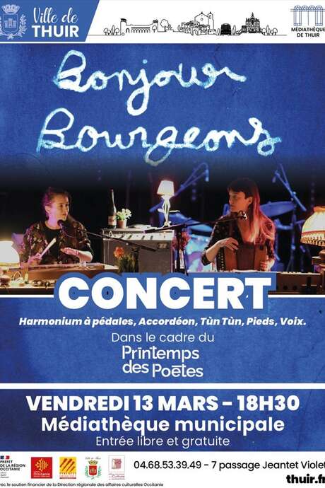 CONCERT BONJOUR BOURGEONS