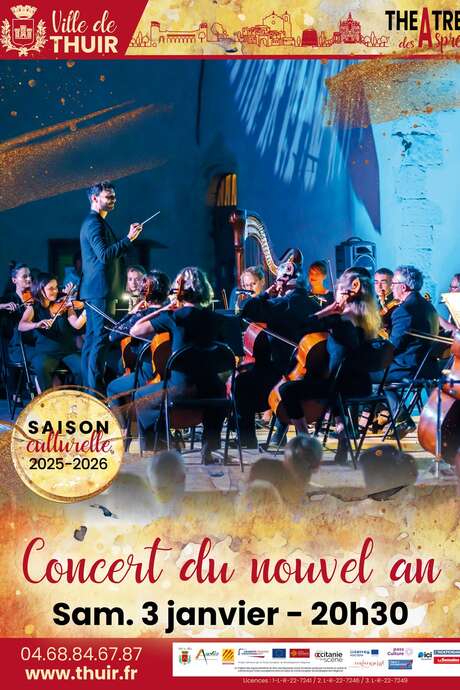 THÉÂTRE DES ASPRES -SAISON CULTURELLE 25/26 : CONCERT DU NOUVEL AN