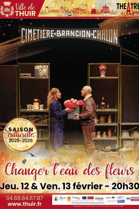 THÉÂTRE DES ASPRES -SAISON CULTURELLE 25/26 : CHANGER L'EAU DES FLEURS