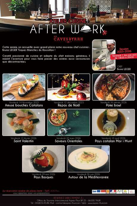 AFTERWORK DE CUISINE AUX CAVES BYRRH 2025-2026