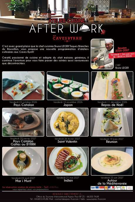 AFTERWORK DE CUISINE AUX CAVES BYRRH 2026-2027