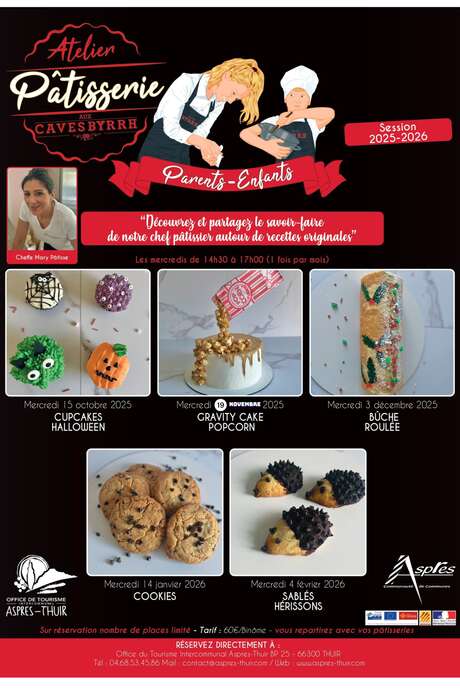 ATELIER PÂTISSERIE PARENT-ENFANT AUX CAVES BYRRH