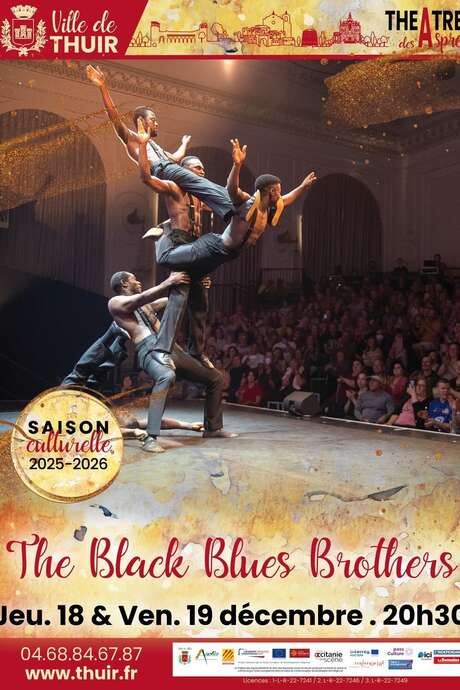 THÉÂTRE DES ASPRES -SAISON CULTURELLE 25/26 : THE BLACK BLUES BROTHERS