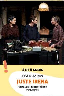 THÉÂTRE DES ASPRES -SAISON CULTURELLE 26/27 :JUSTE IRENA