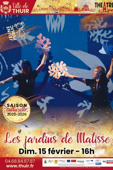 THÉÂTRE DES ASPRES -SAISON CULTURELLE 25/26 : LES JARDINS DE MATISSE