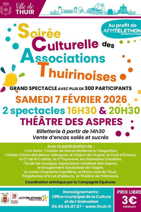 SOIRÉE CULTURELLE DES ASSOCIATIONS THUIRINOISES
