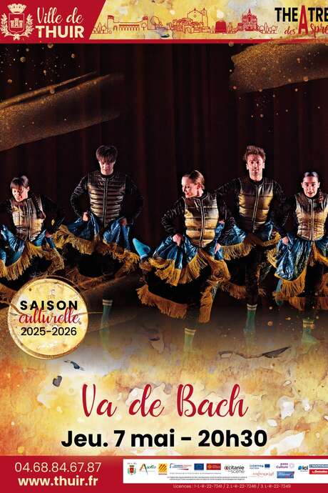 THÉÂTRE DES ASPRES -SAISON CULTURELLE 25/26 : VA DE BACH