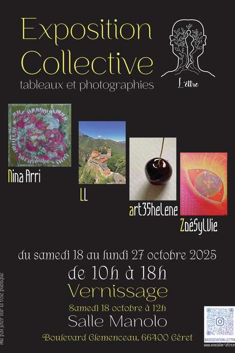 EXPOSITION COLLECTIVE : TABLEAUX ET PHOTOGRAPHIE