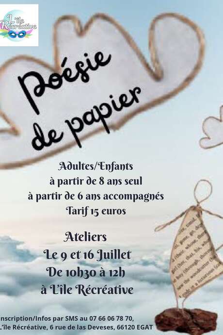 ATELIER POESIE DE PAPIER