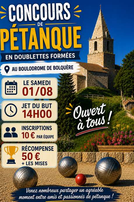 CONCOURS PÉTANQUE