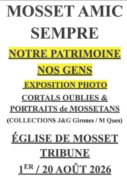 EXPOSITION PHOTO : NOTRE PATRIMOINE, NOS GENS
