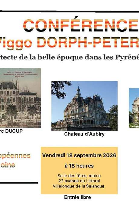 JOURNÉES DU PATRIMOINE - CONFÉRENCE