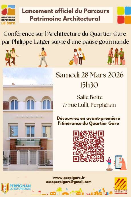 CONFÉRENCE SUR L'ARCHITECTURE DU QUARTIER GARE PAR PHILIPPE LATGER