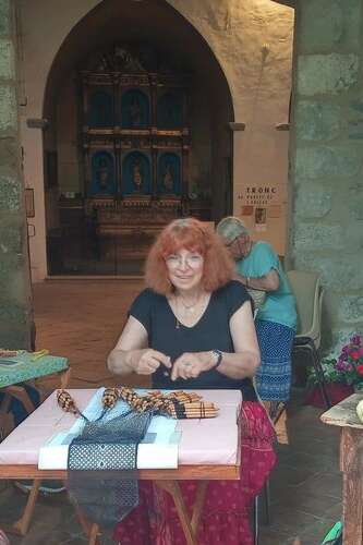 DEMONSTRATION BRODERIE ET DENTELLES