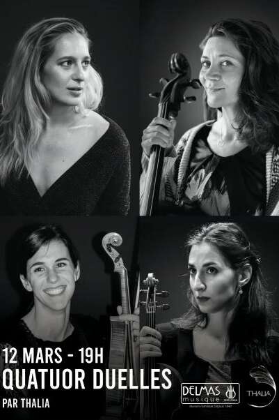 LES SAISONS CULTURELLES DE ROMBEAU : DINER MUSICAL - QUATUOR DUELLES