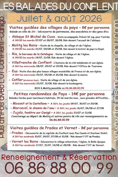 LES BALADES DU CONFLENT "JUJOLS, FENETRE SUR LE CANIGO"