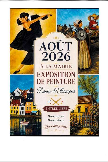 EXPOSITION DE PEINTURE : DENISE ET FRANÇOISE - LATOUR DE CAROL
