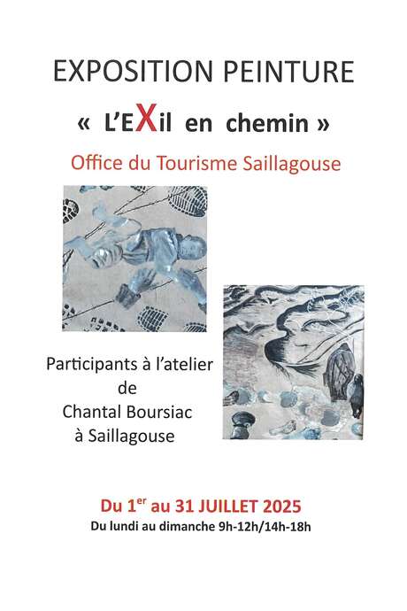 EXPOSITION DE PEINTURES - L'EXIL EN CHEMIN