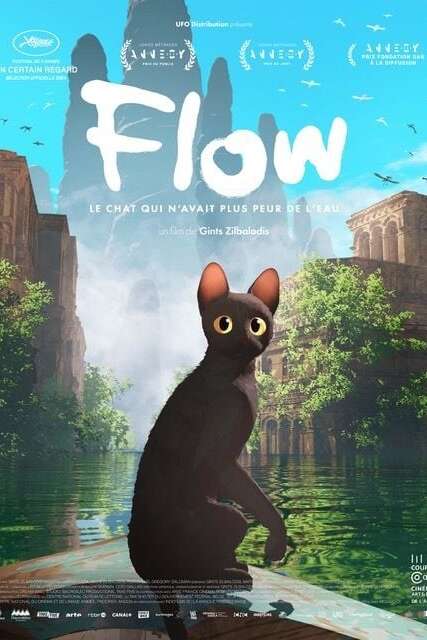 CINÉMA OSSÉJA - CYCLE REPRISES : FLOW, LE CHAT QUI N’AVAIT PLUS PEUR DE L’EAU