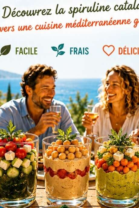 ATELIER CUISINE MÉDITERRANÉENNE SANS CUISSON À LA SPIRULINE
