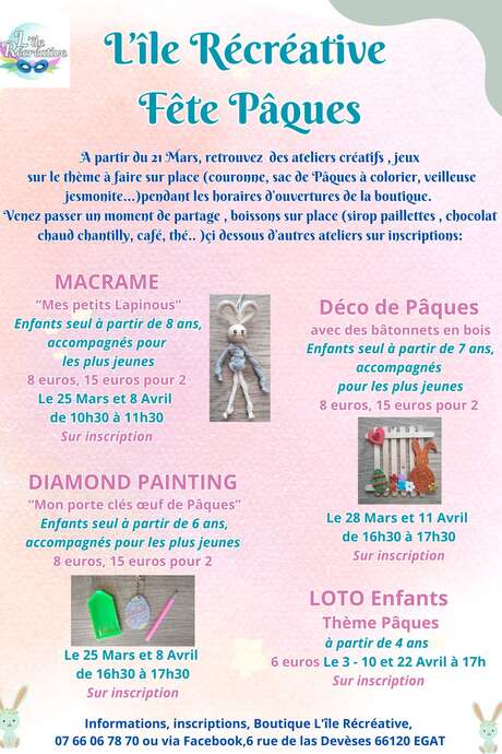 LOTO ENFANTS DE PÂQUES - ÉGAT