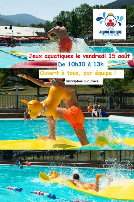 JEUX AQUATIQUES - ESPACE AQUALUDIQUE ERR