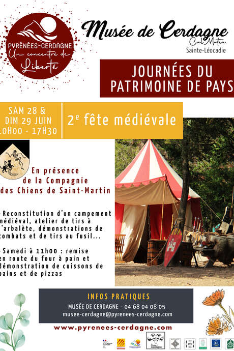 JOURNEES DU PATRIMOINE DE PAYS - 2EME FÊTE MÉDIÉVALE