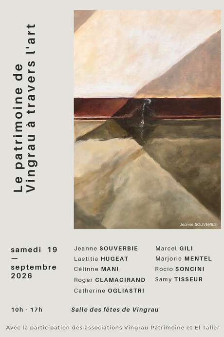 LE PATRIMOINE DE VINGRAU À TRAVERS L'ART