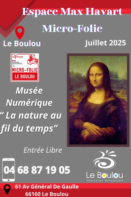 MUSÉE NUMÉRIQUE COLLECTION "LA NATURE AU FIL DU TEMPS"
