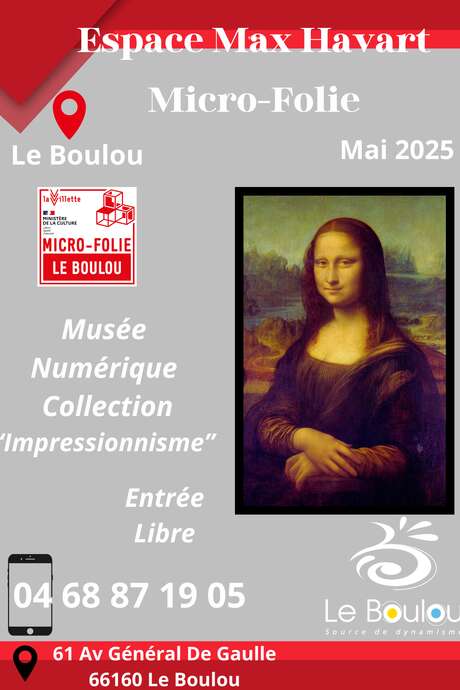 MUSÉE NUMERIQUE COLLECTION 'IMPRESSIONNISME"