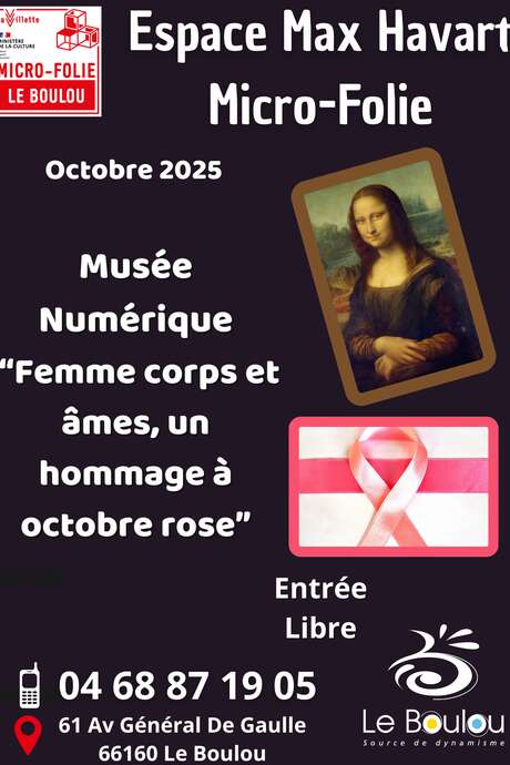 MUSÉE NUMÉRIQUE COLLECTION "FEMME CORPS ET ÂMES, UN HOMMAGE À OCTOBRE ROSE"