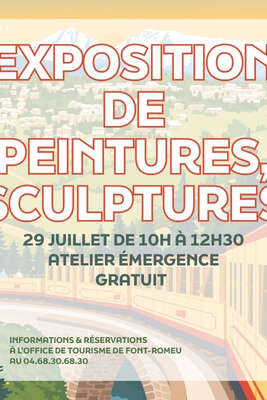 EXPOSITION DE PEINTURES SCULPTURES - MERCREDI 29 JUILLET