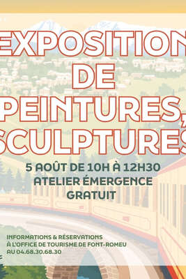 EXPOSITION DE PEINTURES SCULPTURES - MERCREDI 5 AOÛT