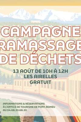 CAMPAGNE DE RAMASSAGE DES DÉCHETS - 13 AOÛT