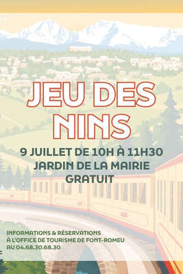 JEU DES NINS - JEUDI 9 JUILLET