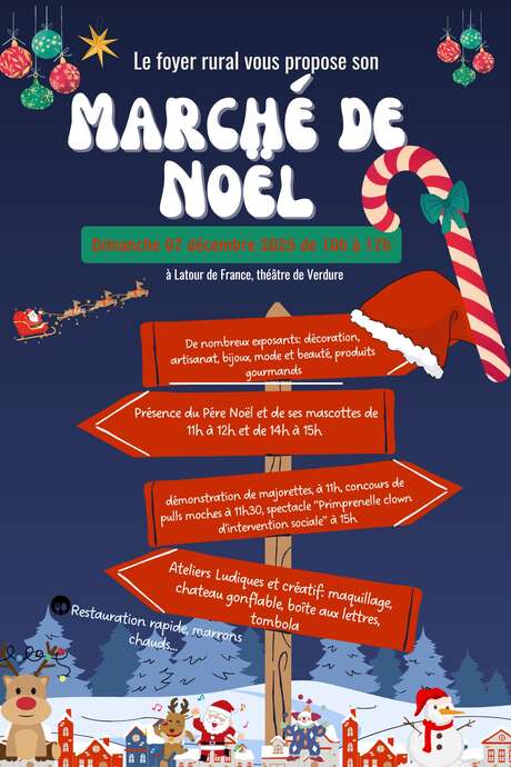 MARCHÉ DE NOËL - LATOUR DE FRANCE