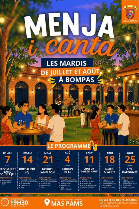 LES MARDIS DE BOMPAS "MENJA I CANTA"