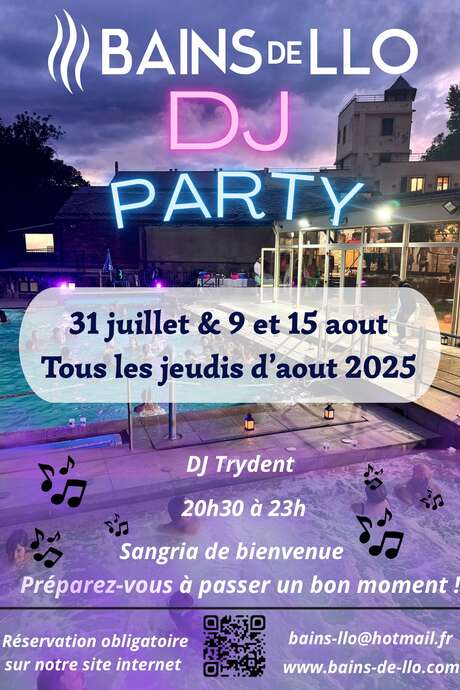 NOCTURNE DJ PARTY AUX BAINS DE LLO