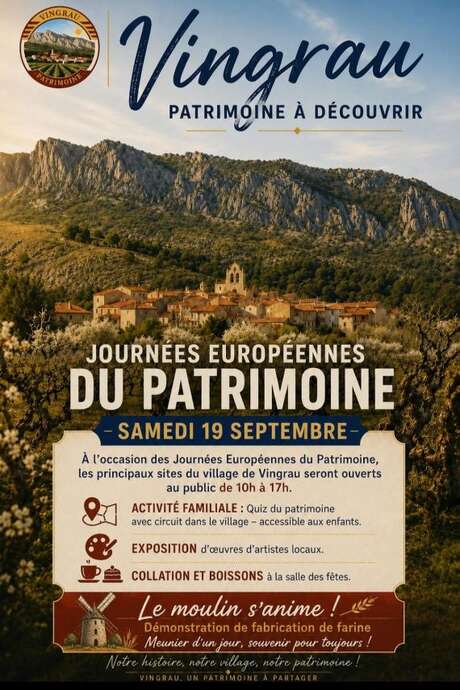 VINGRAU PATRIMOINE  À DÉCOUVRIR